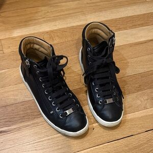 UGG Black High-Top side zipper Sneakers